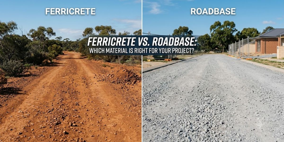 Ferricrete vs Roadbase: Which Material Is Right for Your Project?