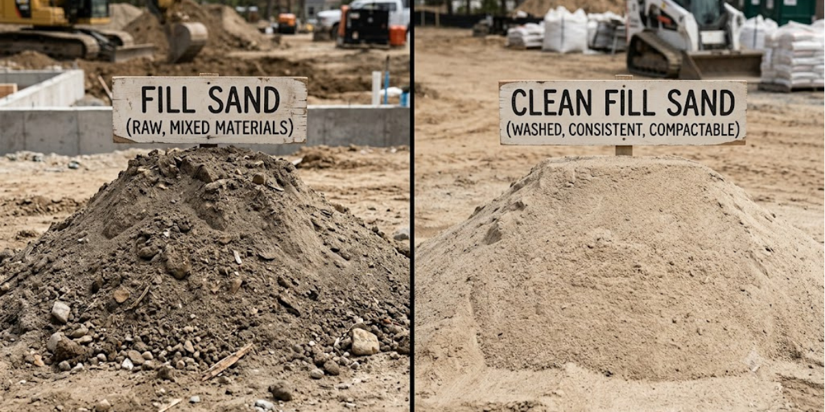 Fill Sand vs Clean Fill Sand: What's the Difference?