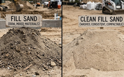 Fill Sand vs Clean Fill Sand: What's the Difference?