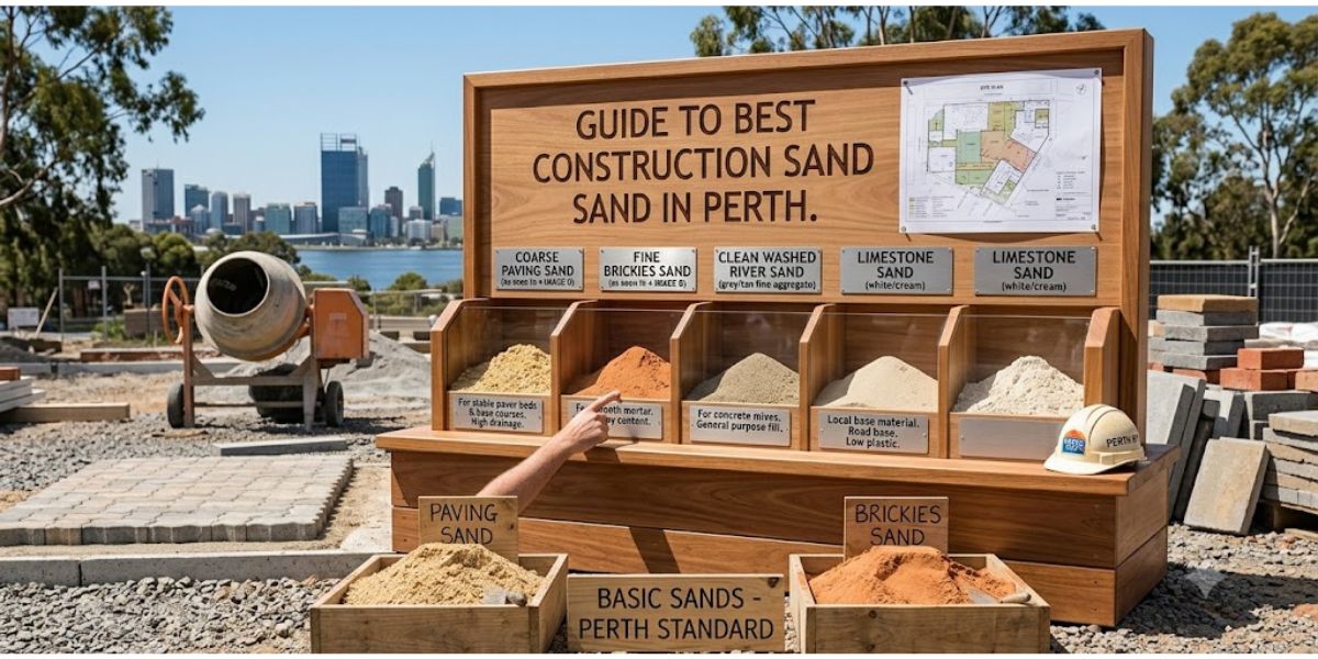 How to Choose best Sand for Your Construction Project in Perth